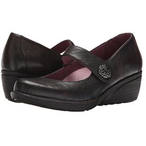 Dansko Adelle Leather Mary Jane Shoes Brown 8/38